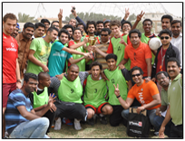 Football Tournament held by Aptech Qatar